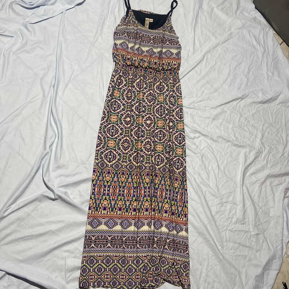 Emma & Michele Maxi Dress Chevron (S)